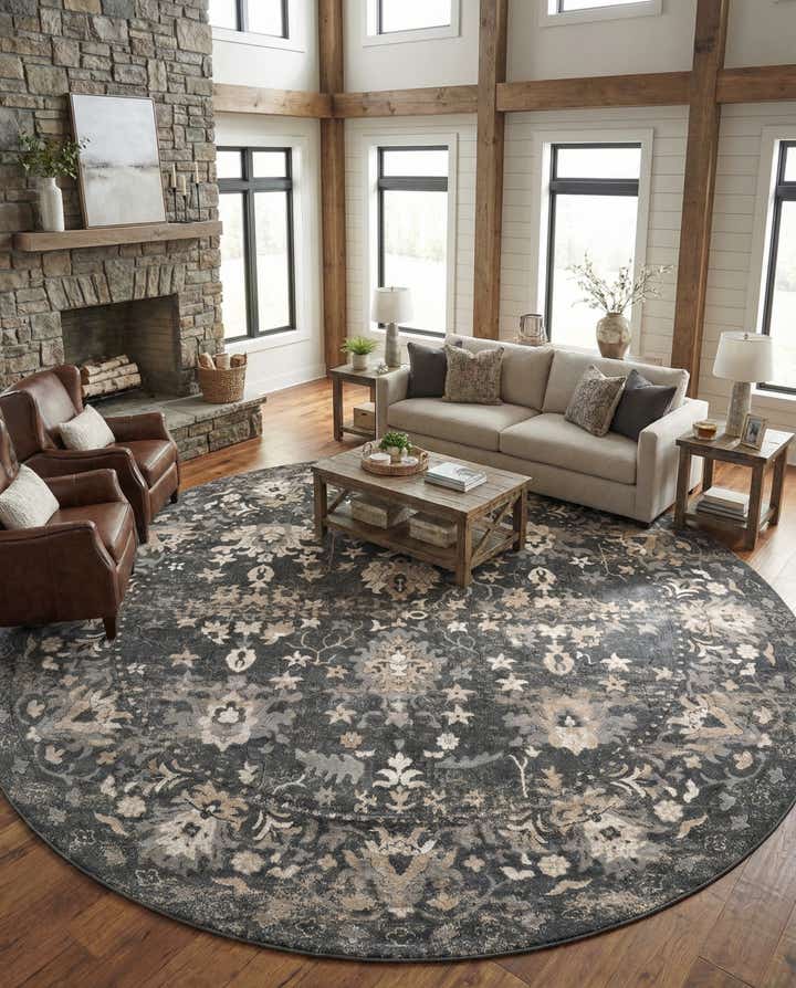 13' x 13' Oregon Round Rug