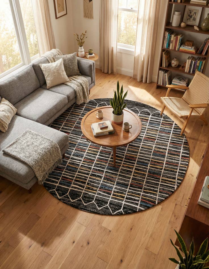 Detail image of 10' x 10' Aramis Round Rug