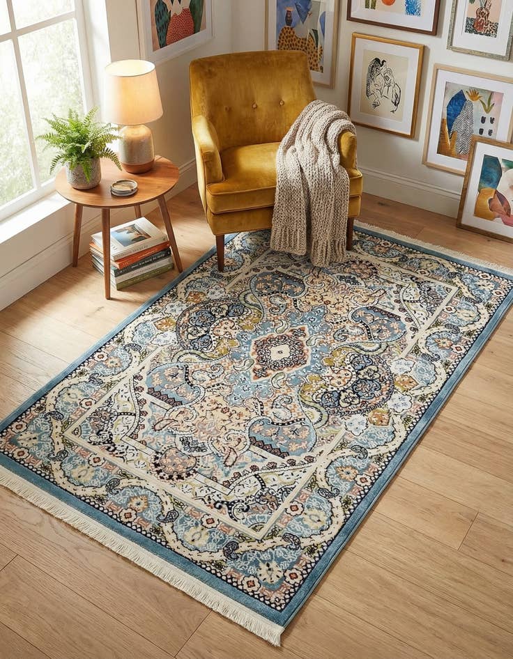 Detail image of 3' x 5' 3 Nain Design Rug