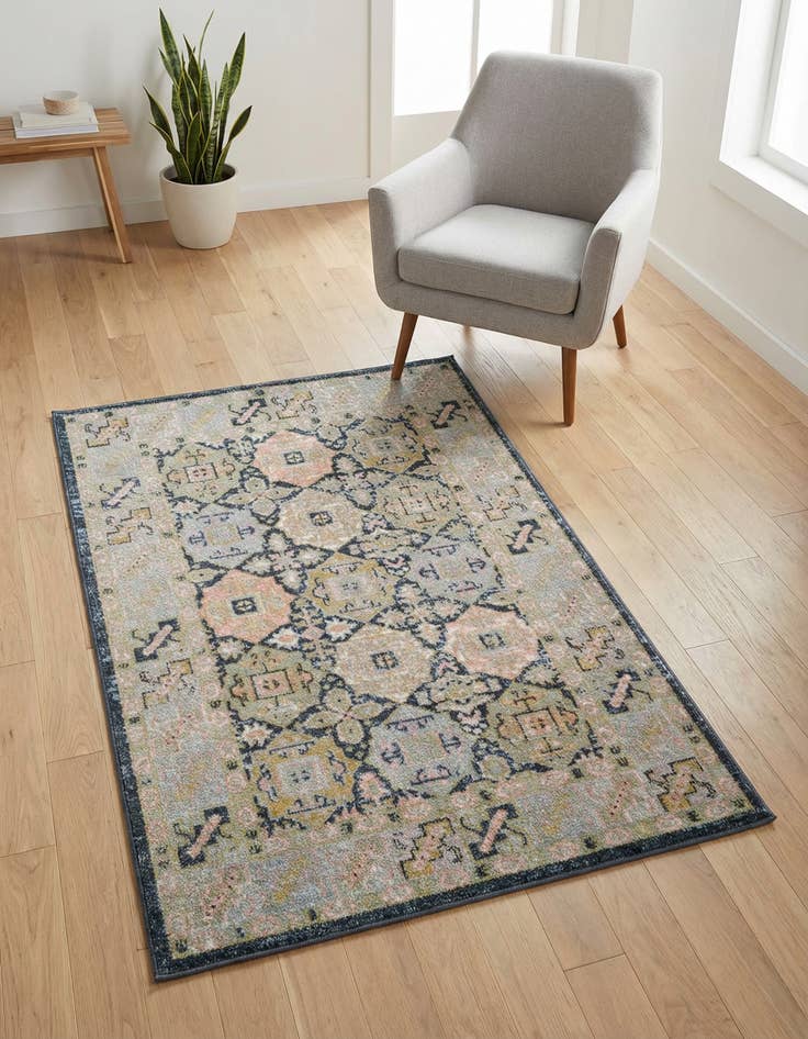 Detail image of 3' 3 x 5' 3 Kamala Washable Rug