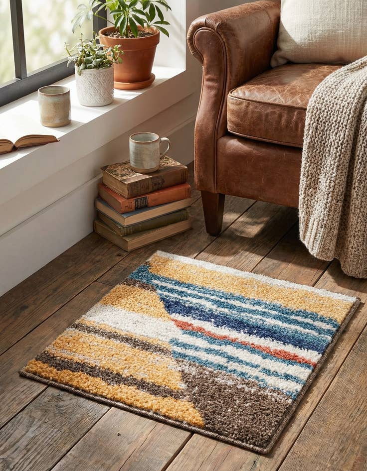 Detail image of 1' 4 x 1' 4 Aramis Sample Rug