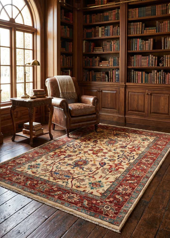 4' 1 x 6' 9 Serapi Rug