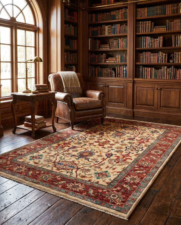 4' 1 x 6' 9 Serapi Rug