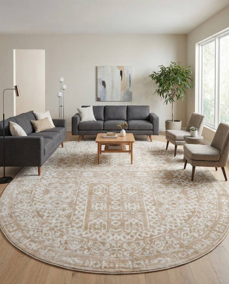 Detail image of 8' x 10' Oxford Oval Rug