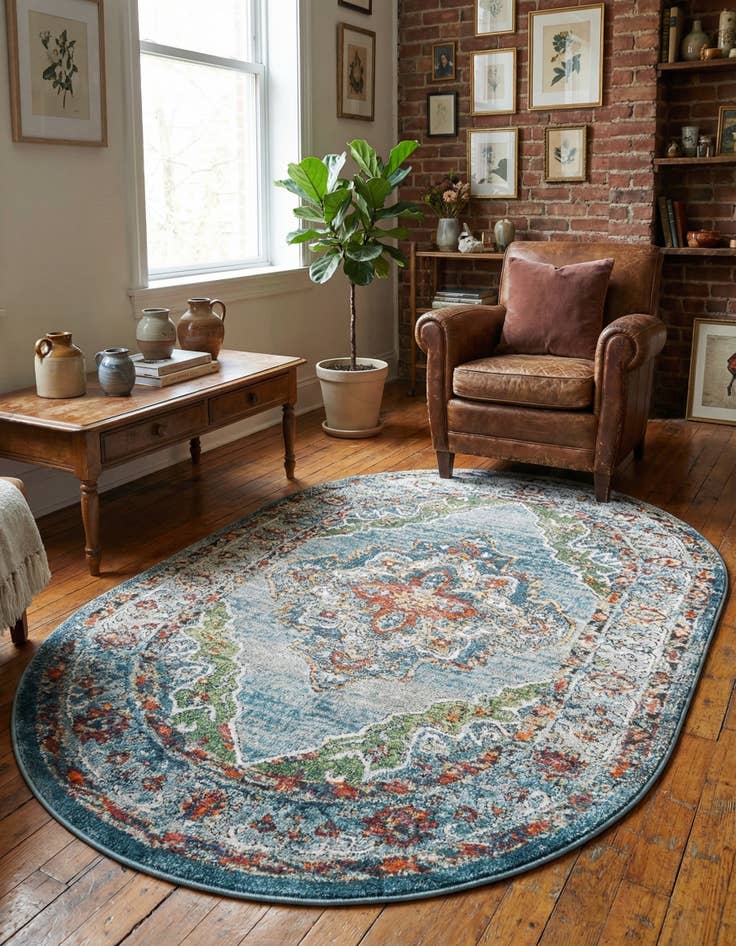 Detail image of 4' x 6' Isabella Oval Rug