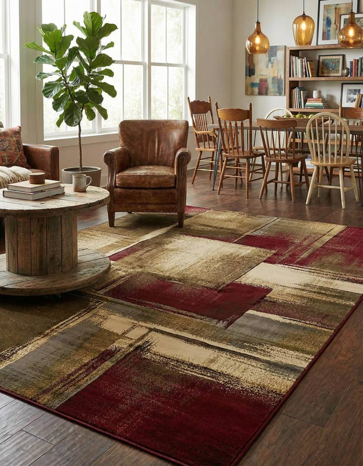 Detail image of 9' x 12' Coffee Shop Rug