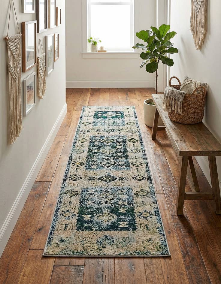 Detail image of 2' x 6' 9 Washable El Paso Runner Rug