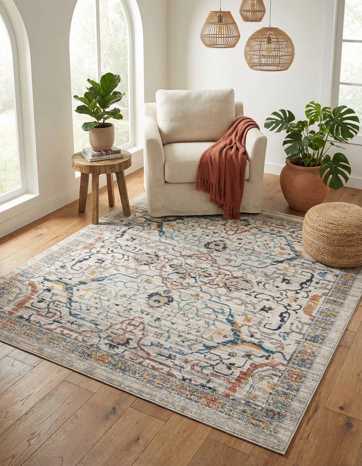 Detail image of 7' 10 x 7' 10 Lola Square Rug