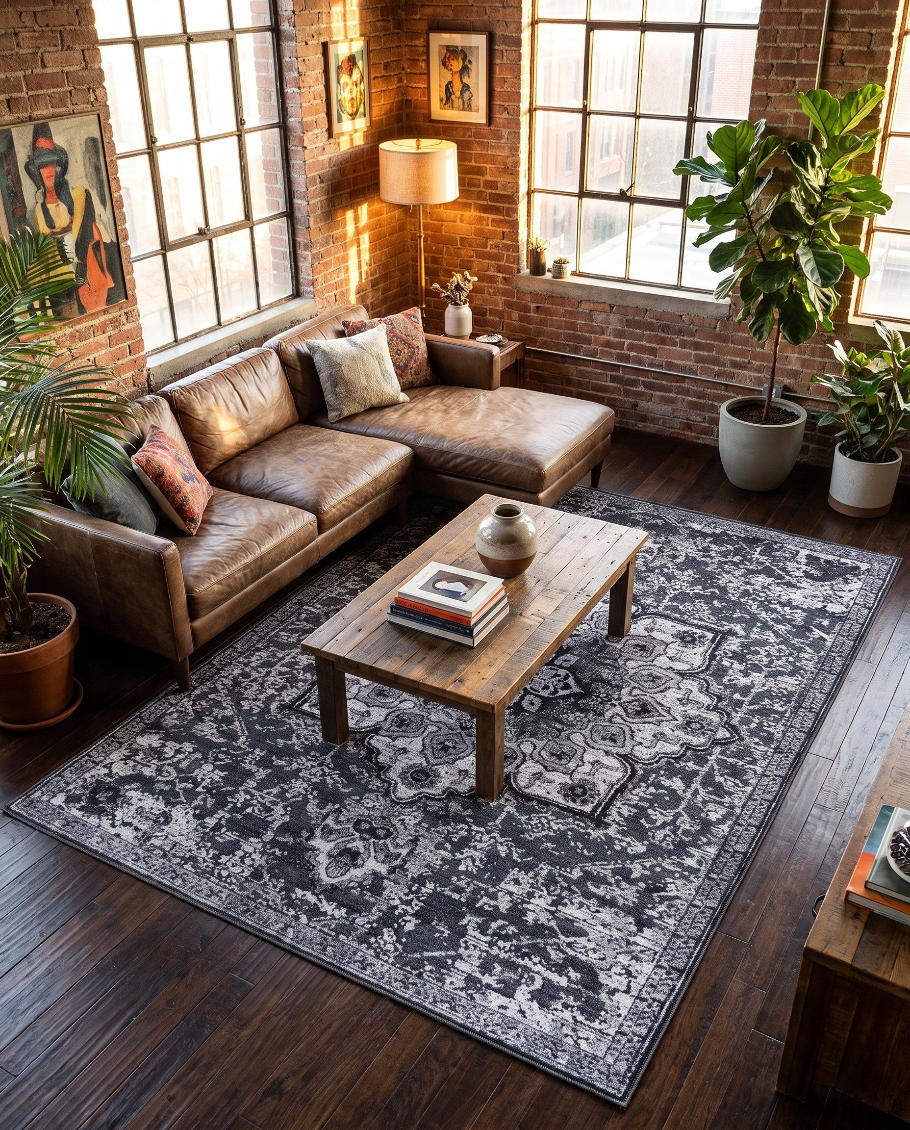 7' 3 x 10' Washable Francesca Rug