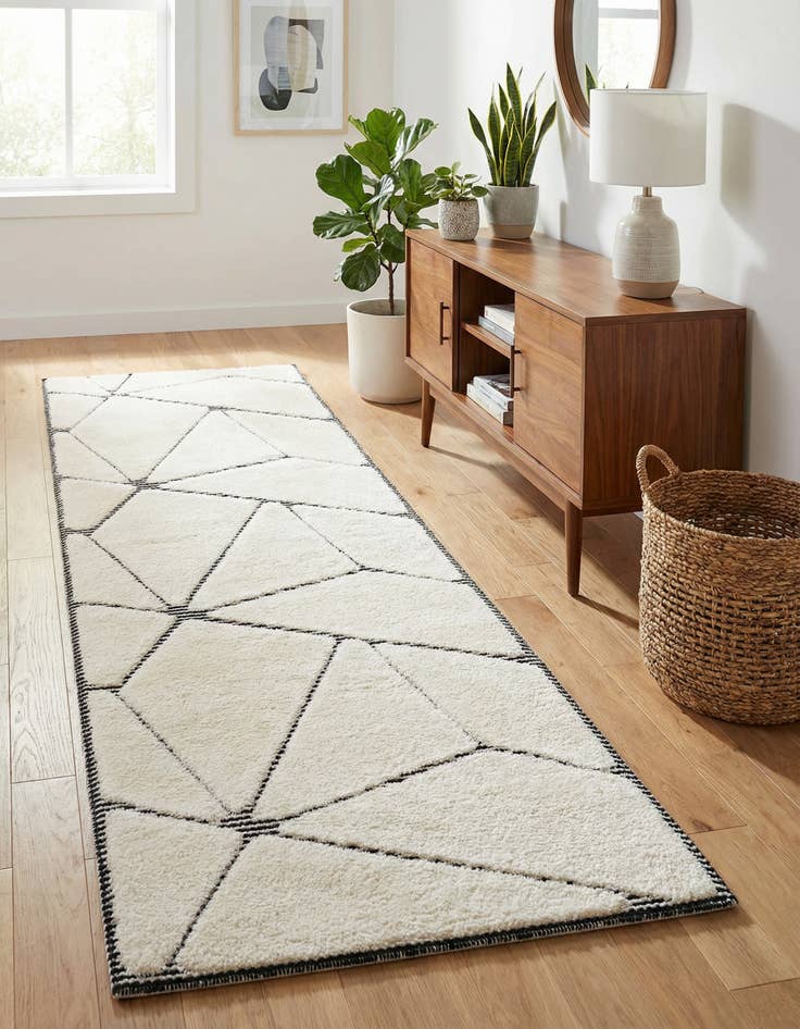 Detail image of 2' 7 x 8' Prismatic Runner Rug