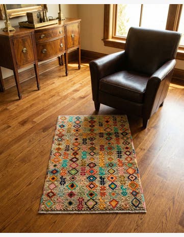 2' 8 x 4' 2 Hand Knotted Balouch Wool Rug