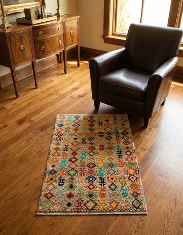 2' 8 x 4' 2 Hand Knotted Balouch Wool Rug