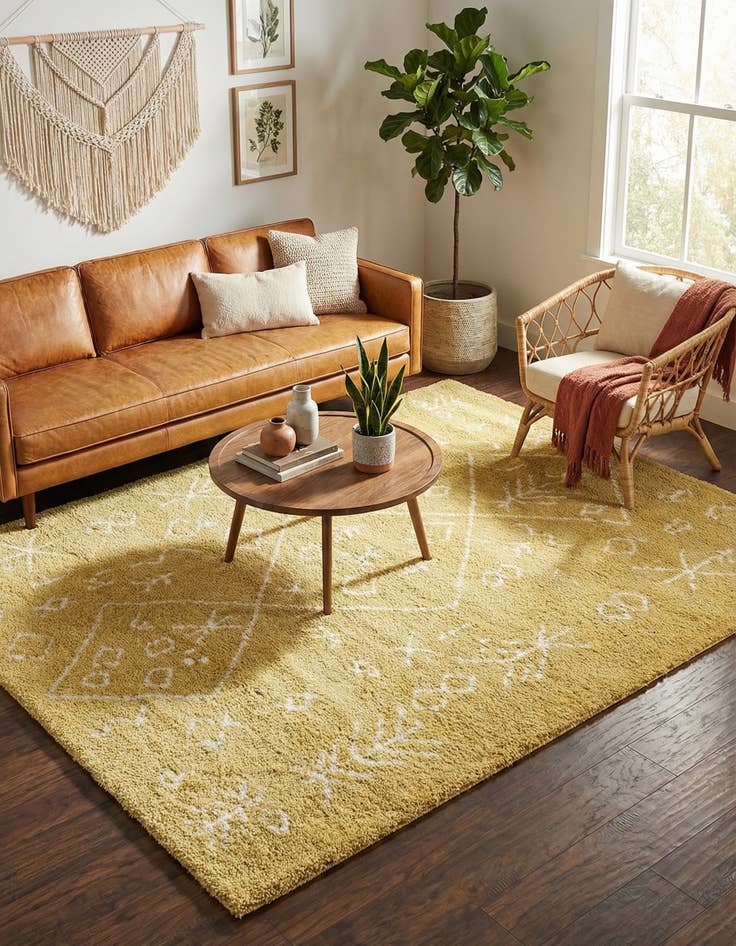 Detail image of 9' x 12' 2 Marrakesh Shag Rug