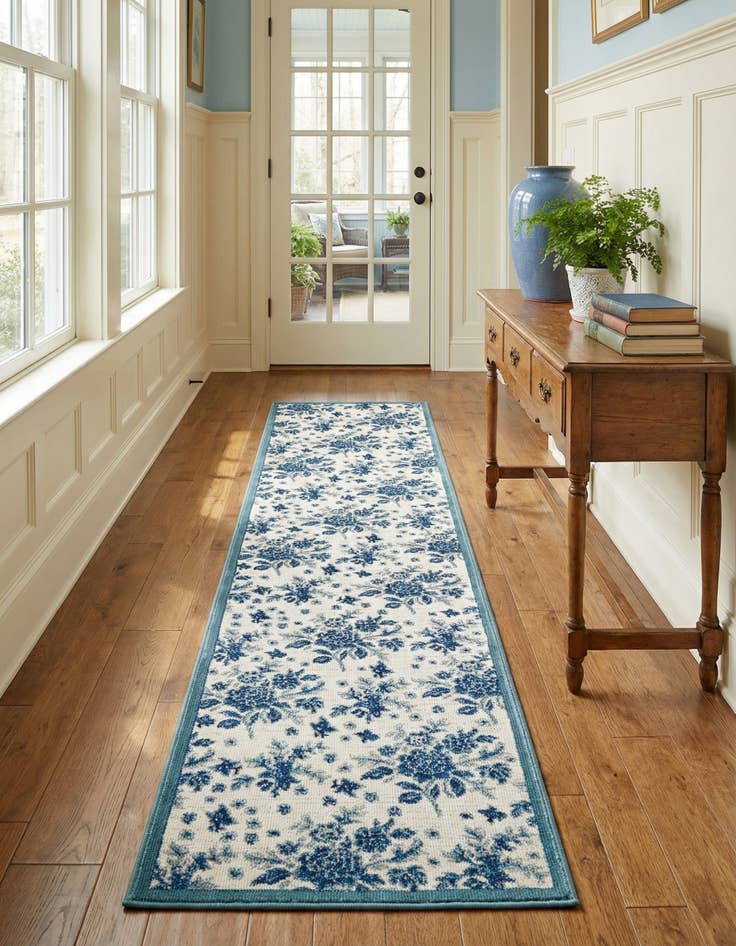 Detail image of 2' x 8' Blossom Runner Rug