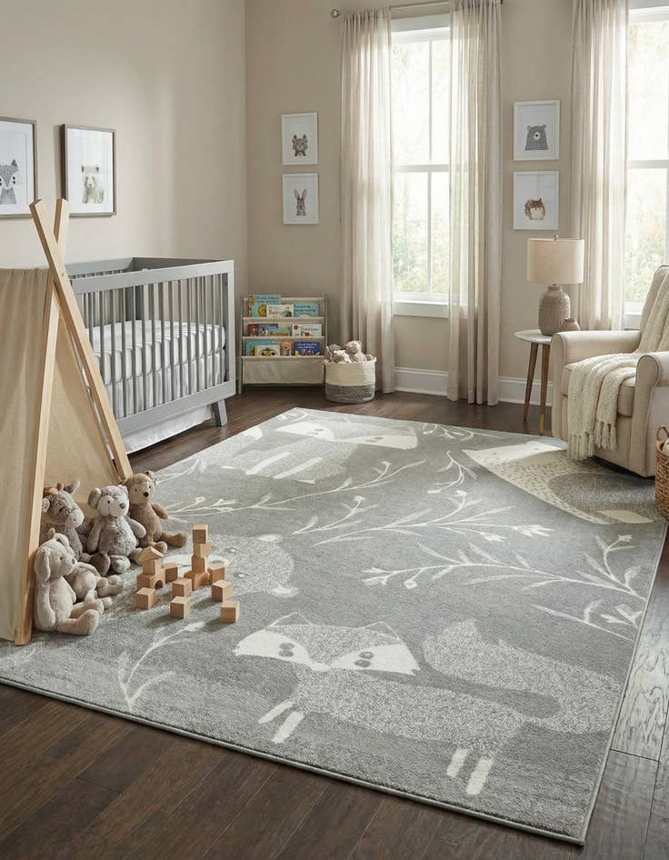 Detail image of 10' x 14' Whimsy Kids Rug