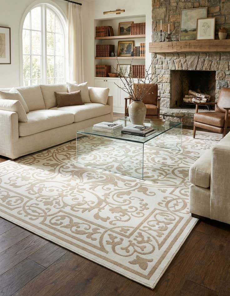 Detail image of 7' 10 x 11' 6 Hermitage Rug