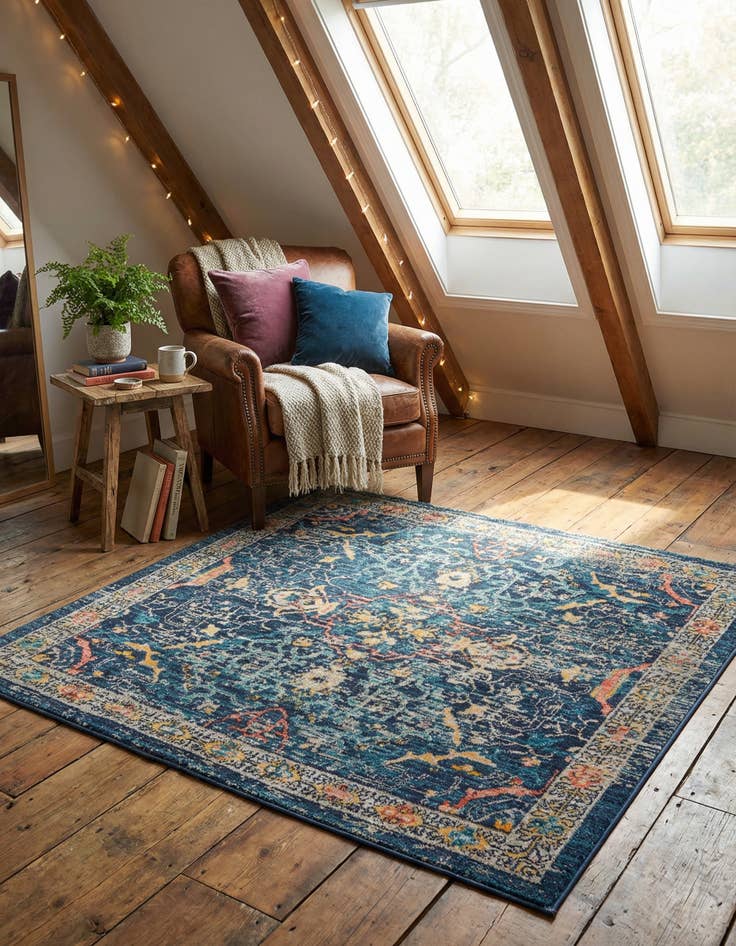 Detail image of 4' x 4' Lola Square Rug