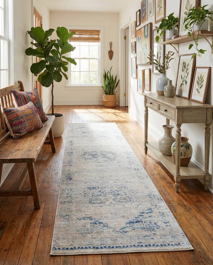 Detail image of 2' 7 x 10' Noble Runner Rug