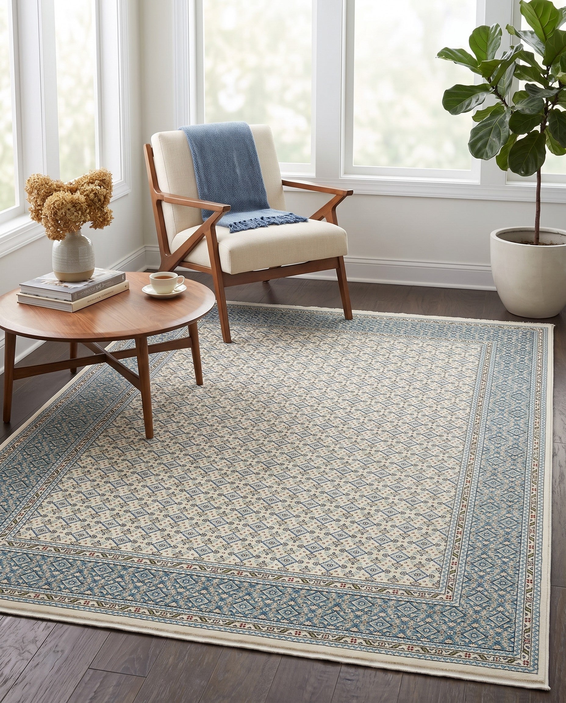 7' 10 x 10' Nain Design Rug