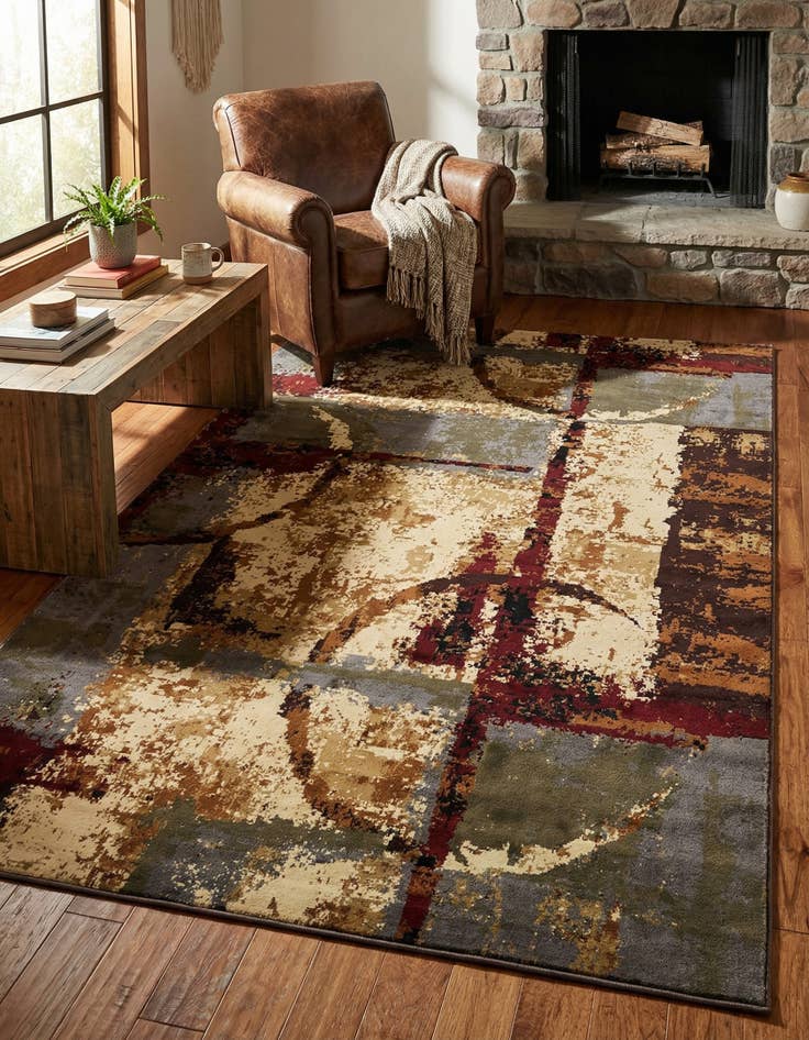 Detail image of 6' x 9' Coffee Shop Rug