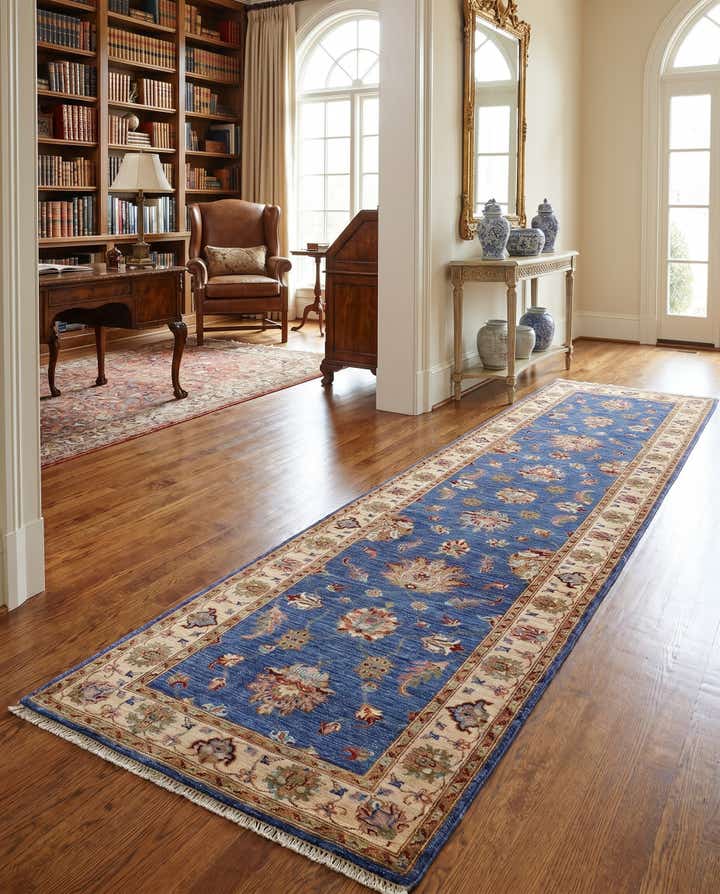 2' 10 x 10' 1 Hand Knotted Peshawar Ziegler Runner Rug