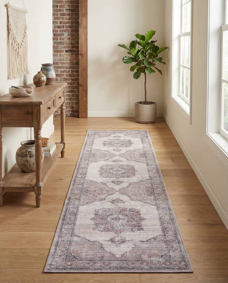 Detail image of 2' x 7' Washable Mangata Runner Rug