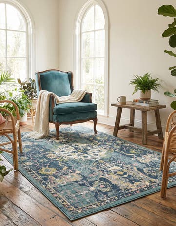 Navy Blue Charleston Rug