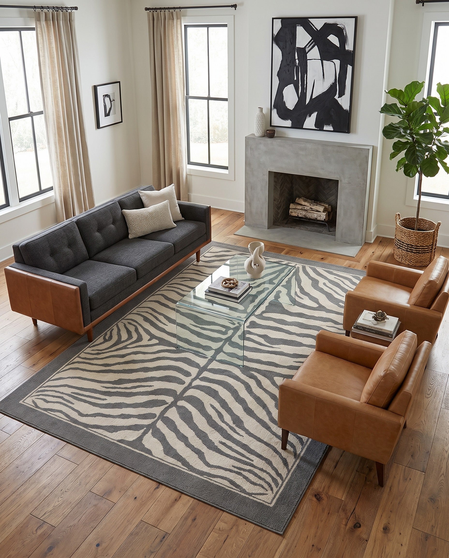 7' x 10' Safari Rug
