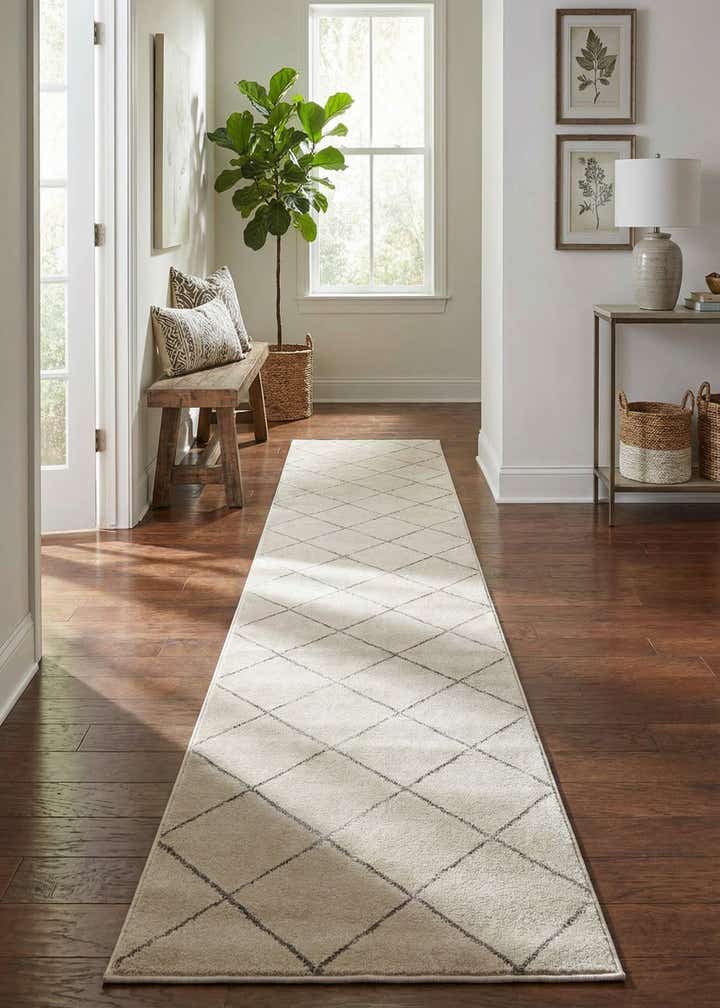 2' 7 x 12' Vogue Geo Runner Rug