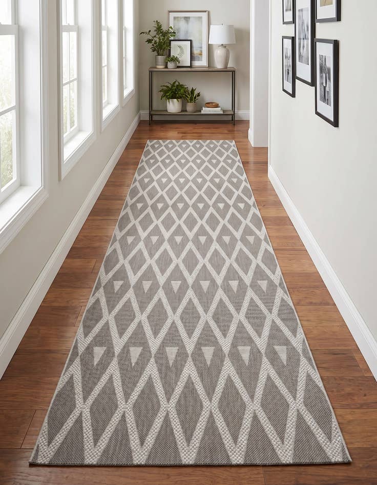 Detail image of 5' x 82' Easy-Clean Indoor / Outdoor Runner Rug