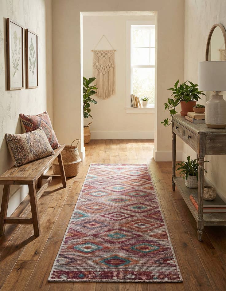 Detail image of 2' x 6'  Washable Sisu Runner Rug