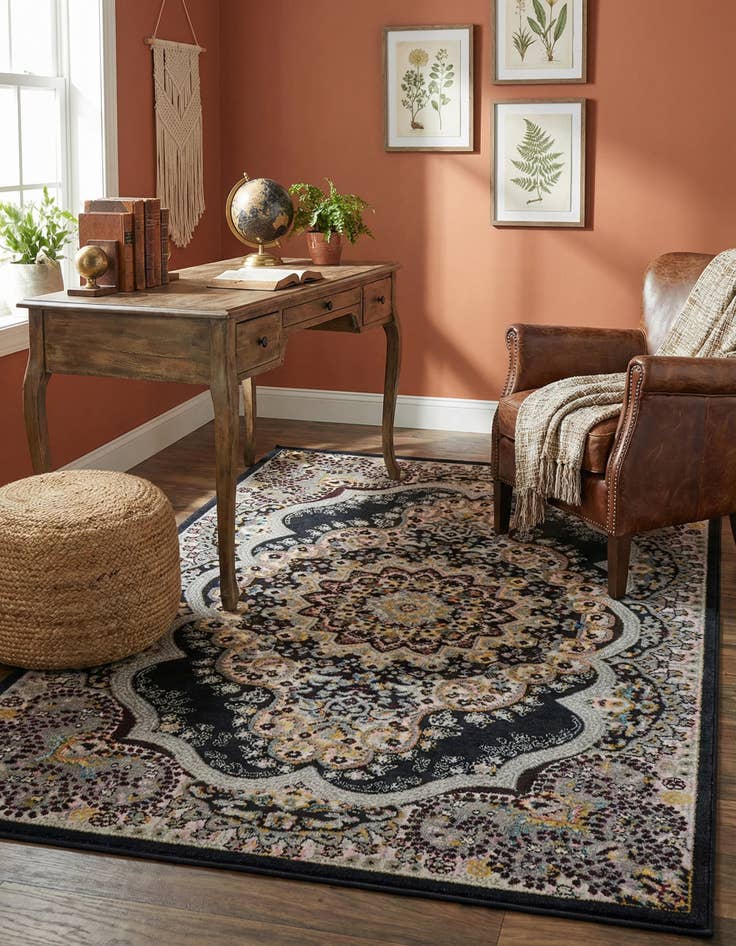 Detail image of 4' x 6' Kamala Washable Rug