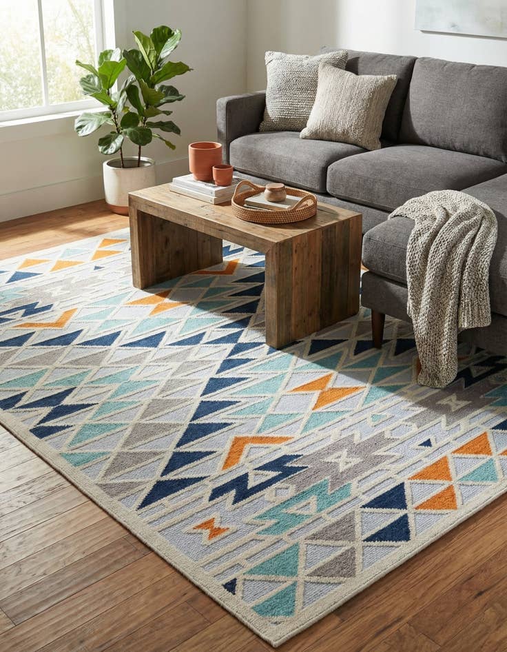 Detail image of 7' x 10' Easy-Clean Aruba Indoor / Outdoor Rug