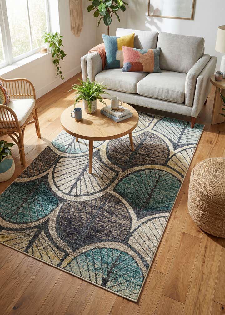 4' x 6' Easy-Clean Casablanca Indoor / Outdoor Rug
