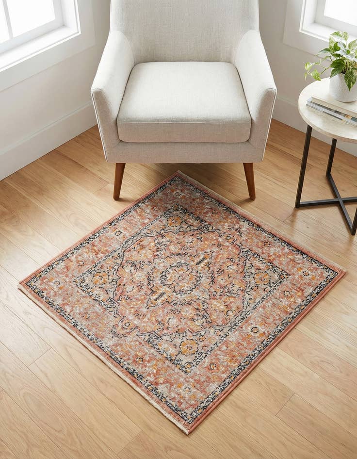 Detail image of 3' 3 x 3' 3 Lola Square Rug