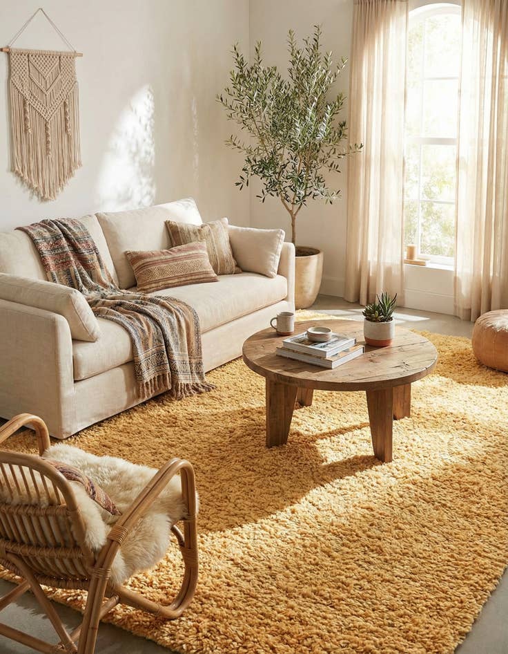 Detail image of 7' 10 x 10' Zermatt Shag Rug