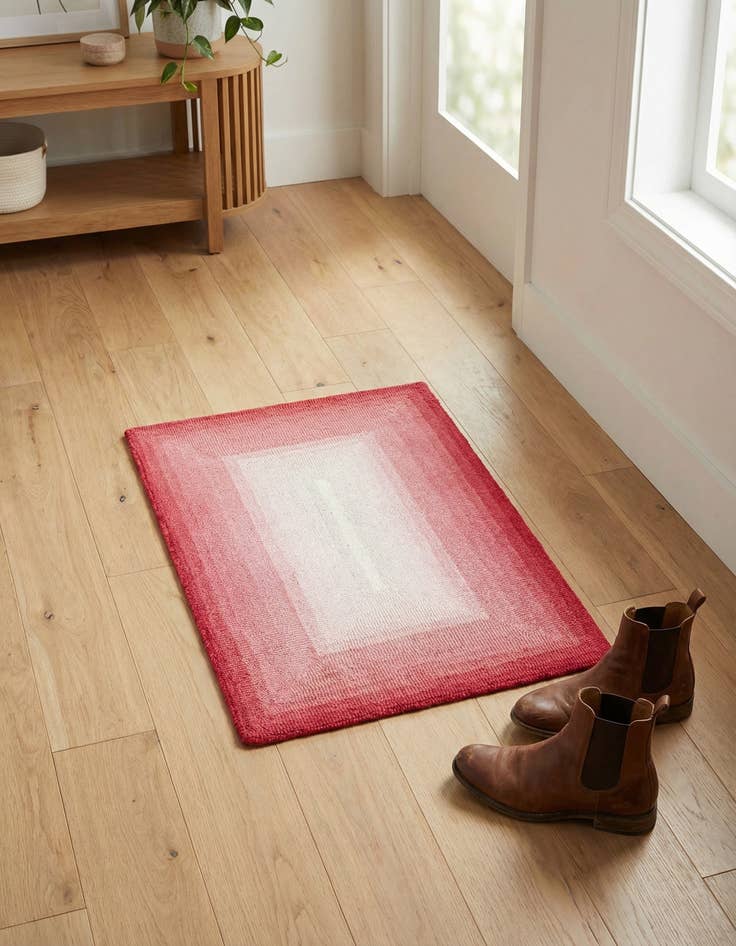 Detail image of 2' x 3' 1 Ombre Wool Rug