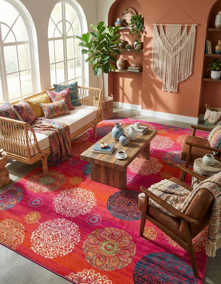 Detail image of 10' x 14' Azalea Rug