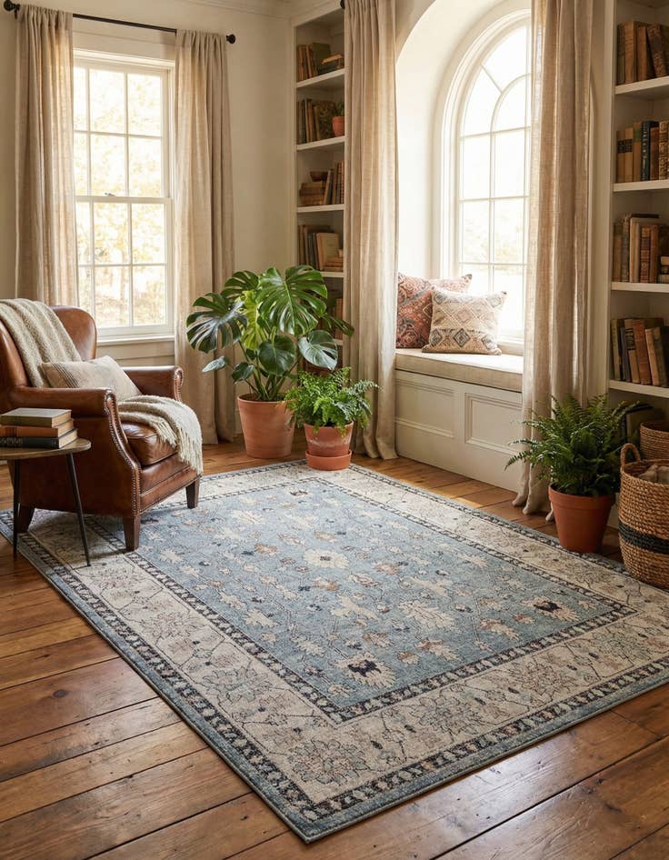 Detail image of 7' 10 x 10' Eco Traditional Rug