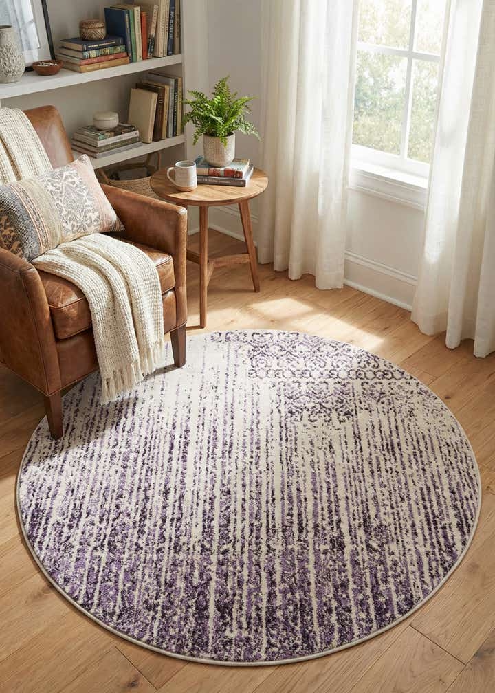 4' x 4' Angelica Round Rug