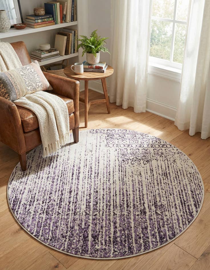 Detail image of 4' x 4' Angelica Round Rug