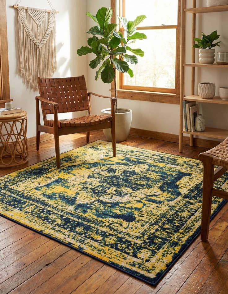 Detail image of 6' x 6' Monte Carlo Square Rug