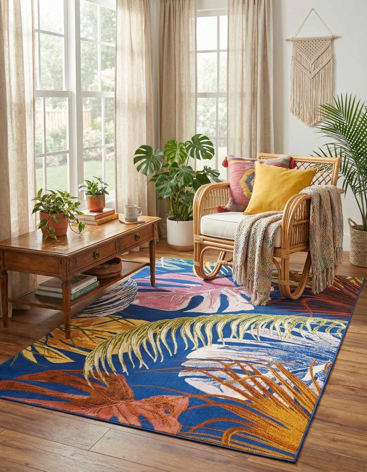 Detail image of 4' x 6' Blossom Rug