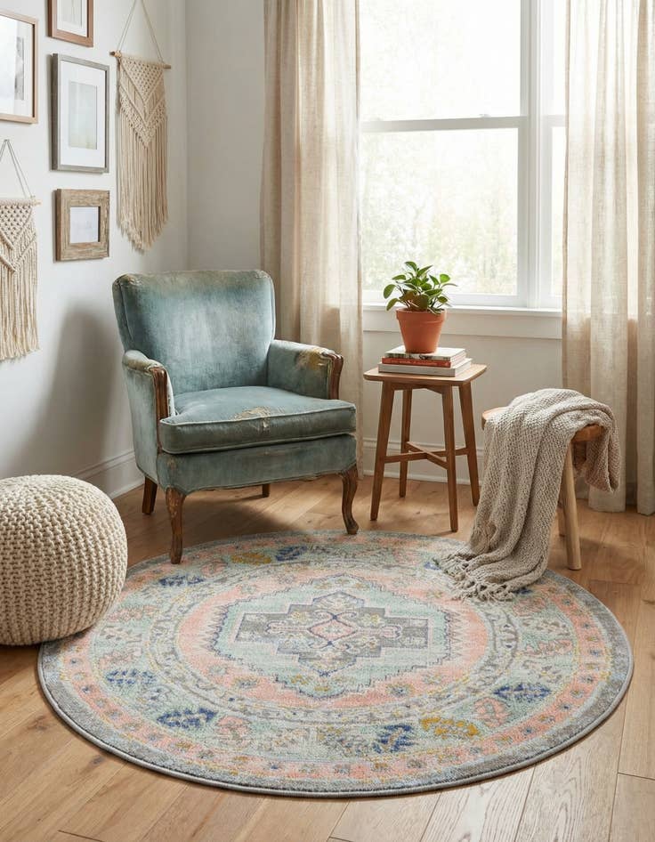Detail image of 3' 3 x 3' 3 Whitney Round Rug