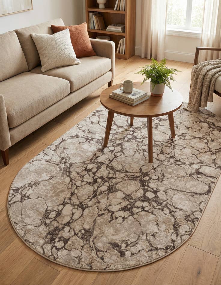 Detail image of 5' x 8' Oasis Oval Rug