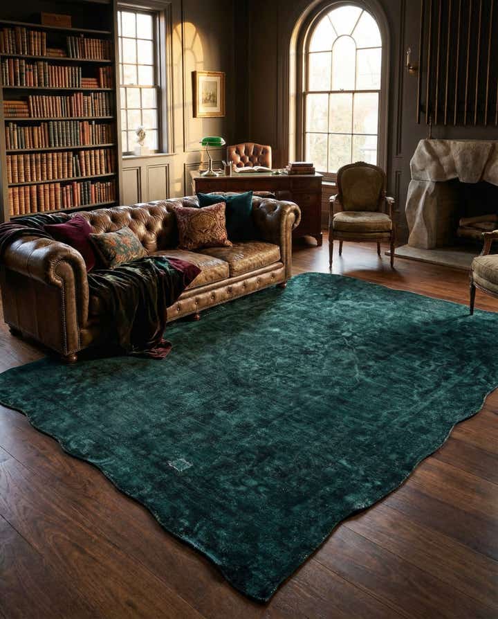 9' 5 x 12' 3 Hand Knotted Ultra Vintage Persian Wool Rug