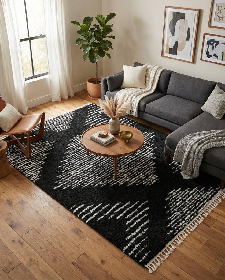 Detail image of 9' x 12' Serenity Shag Rug