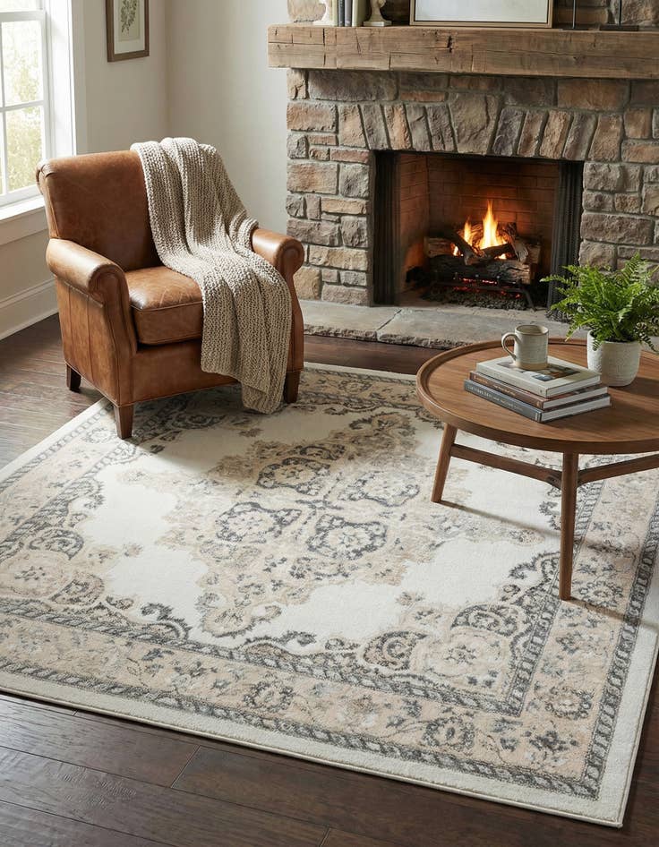 Detail image of 7' 10 x 7' 10 Parker Square Rug