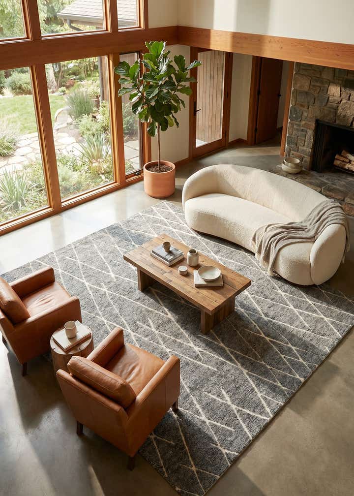 12' x 12' Atlas Moroccan Wool Square Rug