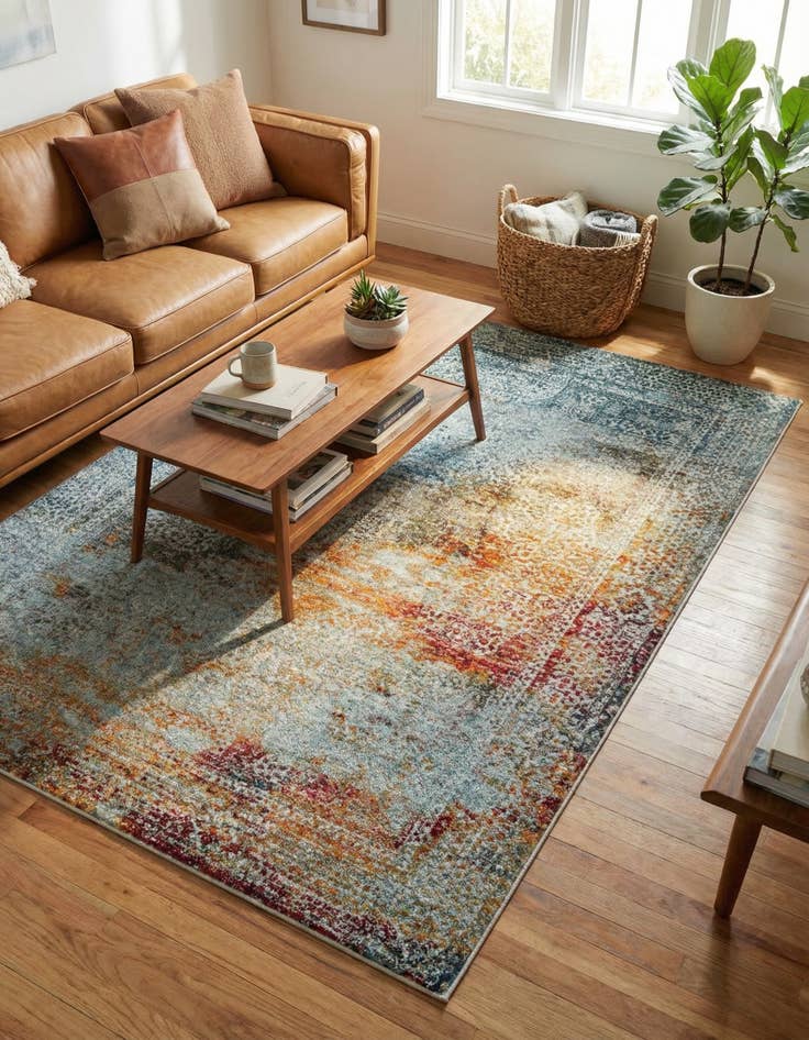 Detail image of 5' 5 x 8' Santiago Rug